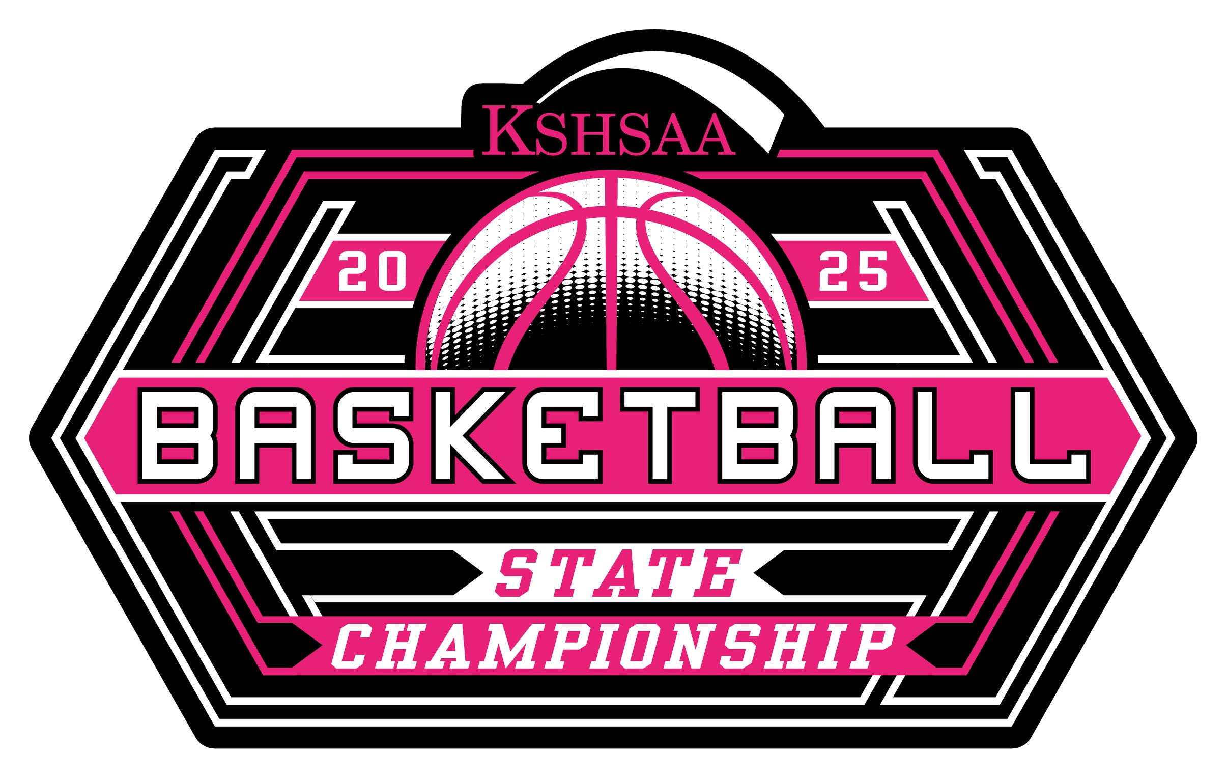 2025 KSHSAA Class 3A State Basketball Tournament logo